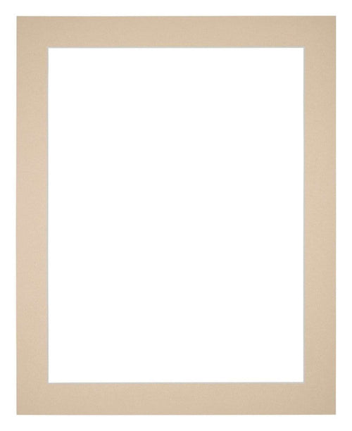 Passepartout 28x35 cm - Apertura immagine 20x25 cm - Beige - Per cornici e foto