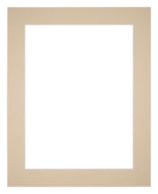 Passepartout 60x70 cm - Apertura immagine 50x60 cm - Beige - Per cornici e foto