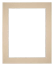Passepartout Dimensione Cornice 35x45 cm - Formato Immagine 25x35 cm - Beige