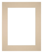 Passepartout 25x30 cm - Apertura immagine 13x18 cm - Beige - Per cornici e foto