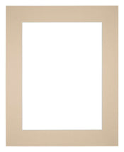 Passepartout Dimensione Cornice 25x30 cm - Formato Immagine 13x18 cm - Beige