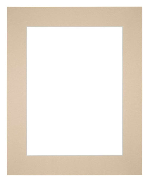 Passepartout 56x71 cm - Apertura immagine 45x60 cm - Beige - Per cornici e foto