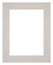 Passepartout 56x71 cm - Apertura immagine 45x60 cm - Granito Grigio - Per cornici e foto