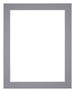 Passepartout 24x32 cm - Apertura immagine 18x24 cm - Grigio - Per cornici e foto