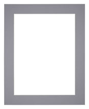 Passepartout Dimensione Cornice 49x68 cm - Formato Immagine 40x50 cm - Grigio