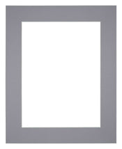 Passepartout 56x71 cm - Apertura immagine 45x60 cm - Grigio - Per cornici e foto