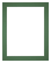Passepartout 28x35 cm - Apertura immagine 20x25 cm - Foresta Verde - Per cornici e foto