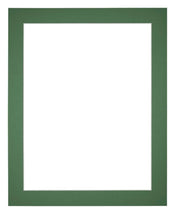 Passepartout Dimensione Cornice 20x25 cm - Formato Immagine 9x13 cm - Foresta Verde
