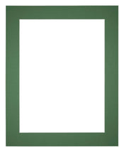Passepartout 56x71 cm - Apertura immagine 40x60 cm - Foresta Verde - Per cornici e foto