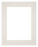 Passepartout 56x71 cm - Apertura immagine 45x60 cm - Grigio Chiaro - Per cornici e foto