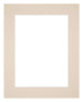 Passepartout 56x71 cm - Apertura immagine 45x60 cm - Carnagione - Per cornici e foto