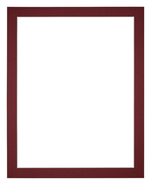 Passepartout 56x71 cm - Apertura immagine 50x65 cm - Vino Rosso - Per cornici e foto