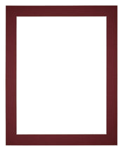 Passepartout 24x32 cm - Apertura immagine 18x24 cm - Vino Rosso - Per cornici e foto