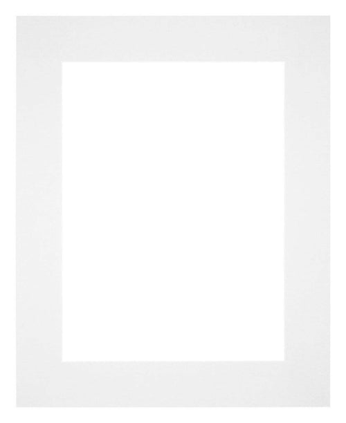 Passepartout 56x71 cm - Apertura immagine 45x60 cm - Bianco - Per cornici e foto
