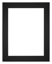 Passepartout Dimensione Cornice 25x30 cm - Formato Immagine 15x20 cm - Nero