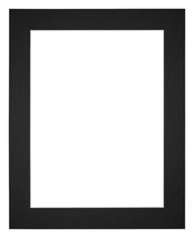 Passepartout Dimensione Cornice 20x25 cm - Formato Immagine 10x15 cm - Nero