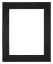 Passepartout 56x71 cm - Apertura immagine 45x60 cm - Nero - Per cornici e foto