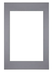 Passepartout Dimensione Cornice 40x60 cm - Formato Immagine 30x45 cm - Grigio