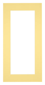 Passepartout Dimensione Cornice 45x80 cm - Formato Immagine 40x55 cm - Giallo