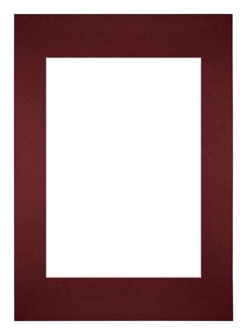 Passepartout 42x59,4 cm A2 Apertura immagine 29,7x42 cm - Vino Rosso - Per cornici e foto