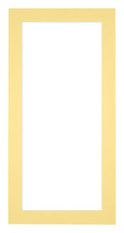 Passepartout Dimensione Cornice 45x80 cm - Formato Immagine 40x70 cm - Giallo