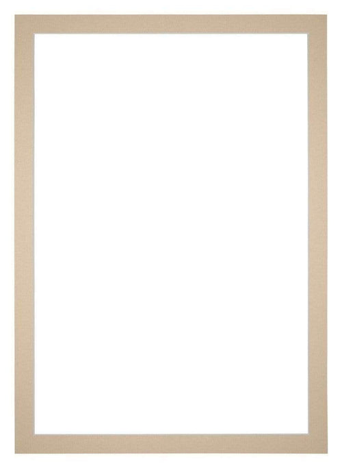 Passepartout 70x100 cm - Apertura immagine 65x95 cm - Beige - Per cornici e foto