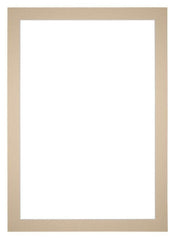 Passepartout 70x100 cm - Apertura immagine 61x91 5 cm - Beige - Per cornici e foto