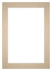 Passepartout 25x35 cm - Apertura immagine 15x20 cm - Beige - Per cornici e foto
