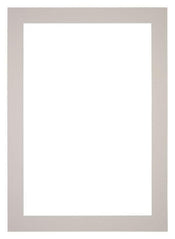 Passepartout Dimensione Cornice 59x84 cm - Formato Immagine 50x75 cm - Granito Grigio