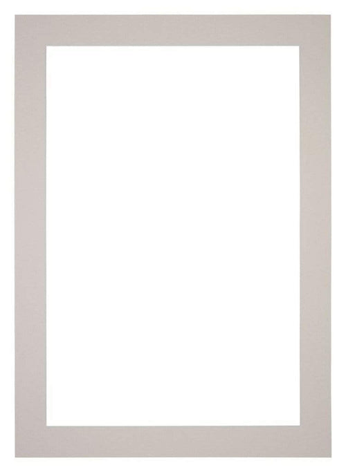 Passepartout 21x30 cm - Apertura immagine 10x20 cm - Granito Grigio - Per cornici e foto
