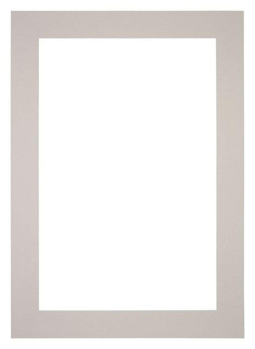 Passepartout 25x35 cm - Apertura immagine 15x20 cm - Granito Grigio - Per cornici e foto