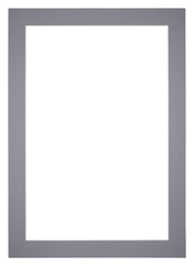 Passepartout Dimensione Cornice 33x48 cm - Formato Immagine 20x30 cm - Grigio