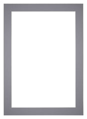 Passepartout Dimensione Cornice 59x84 cm - Formato Immagine 50x70 cm - Grigio