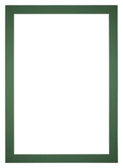 Passepartout 70x100 cm - Apertura immagine 61x91 5 cm - Foresta Verde - Per cornici e foto