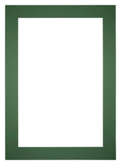 Passepartout 25x35 cm - Apertura immagine 15x20 cm - Foresta Verde - Per cornici e foto