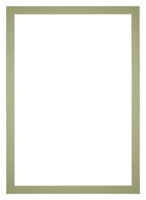 Passepartout Dimensione Cornice 21x30 cm - Formato Immagine 18x24 cm - Menta Verde