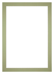 Passepartout Dimensione Cornice 33x48 cm - Formato Immagine 20x40 cm - Menta Verde