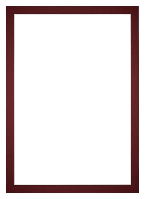 Passepartout 50x70 cm - Apertura immagine 45x65 cm - Vino Rosso - Per cornici e foto