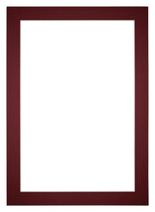 Passepartout Dimensione Cornice 59x84 cm - Formato Immagine 50x75 cm - Vino Rosso