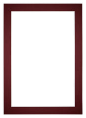 Passepartout 42x60 cm - Apertura immagine 32x50 cm - Vino Rosso - Per cornici e foto