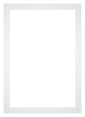 Passepartout Dimensione Cornice 33x48 cm - Formato Immagine 20x40 cm - Bianco