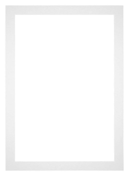 Passepartout 60x85 cm - Apertura immagine 50x75 cm - Bianco - Per cornici e foto