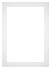 Passepartout Dimensione Cornice 25x35 cm - Formato Immagine 15x25 cm - Bianco