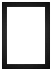 Passepartout Dimensione Cornice 25x35 cm - Formato Immagine 15x25 cm - Nero