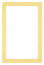 Passepartout Dimensione Cornice 61x91,5 cm - Formato Immagine 55x85 cm - Giallo