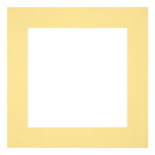 Passepartout Dimensione Cornice 70x70 cm - Formato Immagine 55x55 cm - Giallo