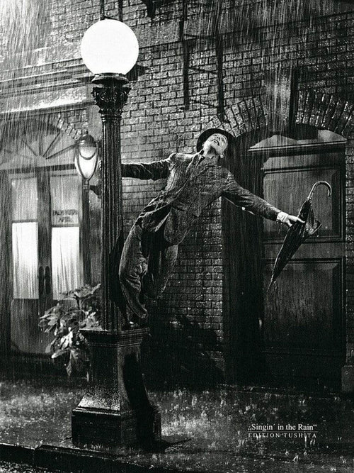 pgm aa 731s liby gene kelly singing in the rain stampa artistica 50x70cm | Yourdecoration.it