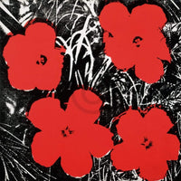 pgm aw 66 andy warhol flowers red 1964 stampa artistica 91x91cm | Yourdecoration.it