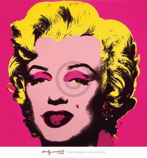 pgm aw 926 andy warhol marilyn monroehot pink stampa artistica 65x70cm | Yourdecoration.it