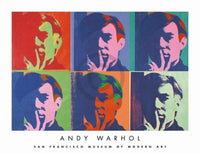 pgm aw 955 andy warhol a set of six self portraits stampa artistica 86x66cm | Yourdecoration.it
